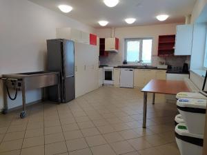 Eldhús eða eldhúskrókur á Apartmány Dalov