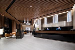 Predel za sedenje v nastanitvi IntercityHotel Wuhan Optics Valley Square Guanshan Avenue