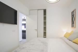 Ένα ή περισσότερα κρεβάτια σε δωμάτιο στο Luxury Solarium, Jacuzzi, A/C and Wi-fi +18 φωτογραφίες