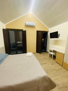 Giường trong phòng chung tại Sogni d'insonnia