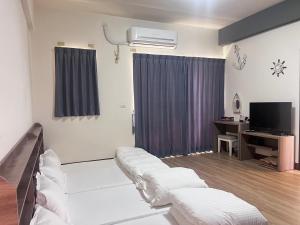 TV a/nebo společenská místnost v ubytování Happy Life B&B