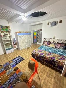 Letto o letti in una camera di Pelemkecut Double-Degree Syariah Accommodation