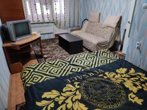 TV a/nebo společenská místnost v ubytování Hostel