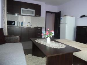 A kitchen or kitchenette at Anfid Apartments