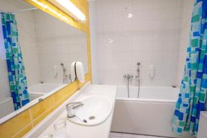 Koupelna v ubytování Kongo Hotel