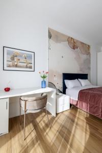 Posteľ alebo postele v izbe v ubytovaní Cas’ A Mare - Beachfront Luxury Suites