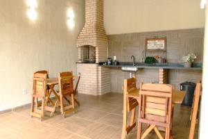 Køkken eller tekøkken på Family Eco Thermas