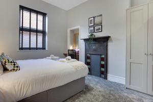 Ένα ή περισσότερα κρεβάτια σε δωμάτιο στο NEW! Luxury 1 Bed Apartment in Hartlepool City Centre by Stay With Us, Perfect for Couples & Contractors, FREE WI-FI!