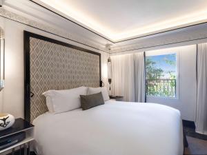 Katil atau katil-katil dalam bilik di Sofitel Marrakech Palais Impérial & Spa