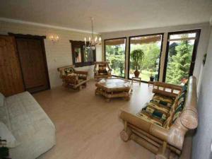 Et opholdsområde på b Ferienhaus Unterfranz I b