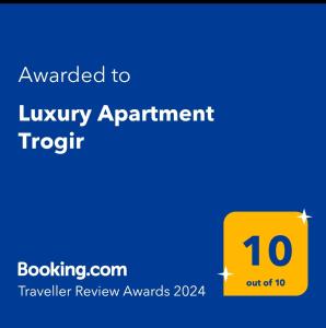 Fotografie z fotogalerie ubytování Luxury Apartment Trogir v Trogiru