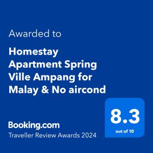 Homestay Budget Ampang for Malay