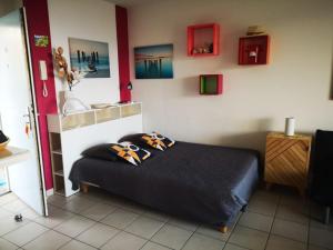 Postel nebo postele na pokoji v ubytování La bellevue