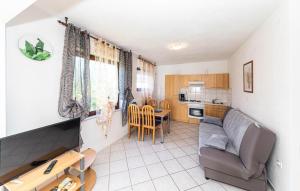 Kuchyň nebo kuchyňský kout v ubytování One-Bedroom Apartment In Kastel Kambelovac
