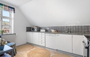 Kuchyň nebo kuchyňský kout v ubytování 1 Bedroom Amazing Apartment In Mariager