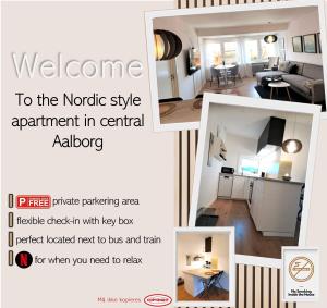 Fotografija v galeriji nastanitve Nordic style apartment in central Aalborg v Aalborgu