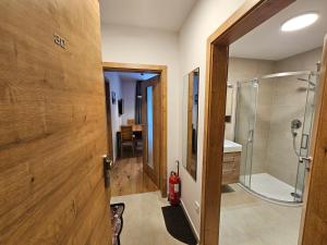 Kúpeľňa v ubytovaní Benecko moderní apartmán A30 by AlkaTravel