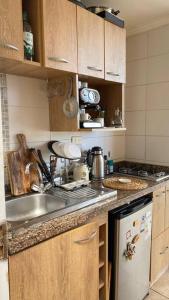 A kitchen or kitchenette at Loft Reñaca