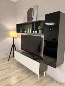TV i/ili multimedijalni sistem u objektu V&O Apartament in the centre of Krakow