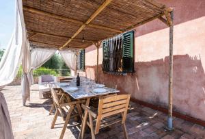 Patio nebo venkovní prostory v ubytování Podere Boscone