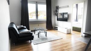 TV a/nebo společenská místnost v ubytování E&B Apartments Korb