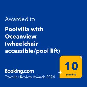 Fotografie z fotogalerie ubytování Poolvilla with Oceanview (wheelchair accessible/pool lift) v destinaci Playa Blanca