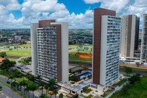 Linna Brasília üldine vaade või majutusasutusest Ap 20%off, 100m Estação Metro, Garagem, Piscina, Jr Catito pildistatud vaade