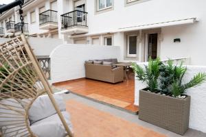 Μπαλκόνι ή βεράντα στο Chalet frente a Rapadoira.Foz