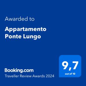 ローマにあるAppartamento Ponte Lungoの青い電話画面