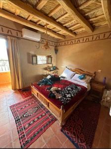 Gulta vai gultas numurā naktsmītnē Gîte d'étape Tamaloute
