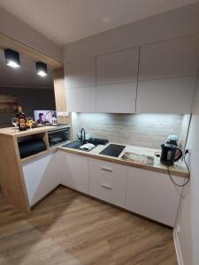 Dapur atau dapur kecil di Apartament 50m od plaży +4 gambar