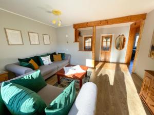 Posedenie v ubytovaní Między górami. Apartament w Cisnej