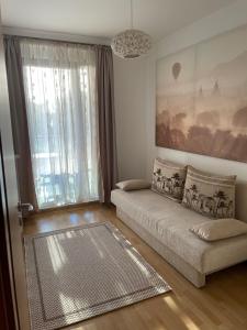 O zonă de relaxare la Danube Terrace Apartment