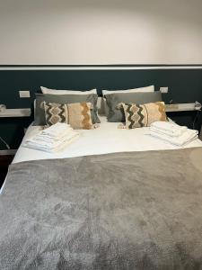 Säng eller sängar i ett rum på Orti18 - Ponte Milvio