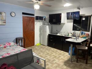 Kuchyň nebo kuchyňský kout v ubytování Cabaña mirador Jacuzzi
