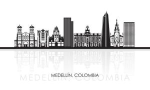 an image of a skyline of melilli colombia at CENTRO! San Lorenzo - Downtown - Apartaestudio Familiar in Medellín