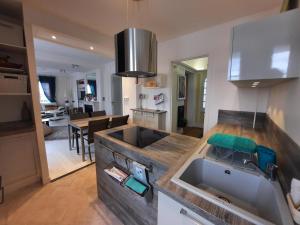 a kitchen with a sink and a counter top at Appartement Bayonne, 4 pièces, 5 personnes - FR-1-239-1013 in Bayonne