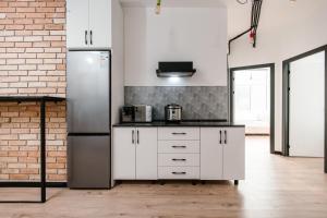 Kuchyň nebo kuchyňský kout v ubytování 68 Hostel