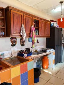 Kuchyňa alebo kuchynka v ubytovaní Rancho de monica