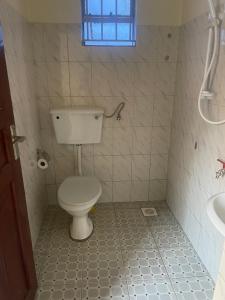 Koupelna v ubytování Suba Motel