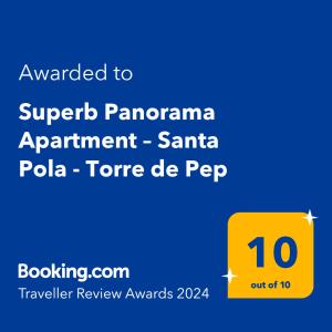 Fotografie z fotogalerie ubytování Superb Panorama Apartment – Santa Pola - Torre de Pep v destinaci Santa Pola