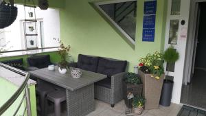 Posezení v ubytování Studio apartman GRIZZLY