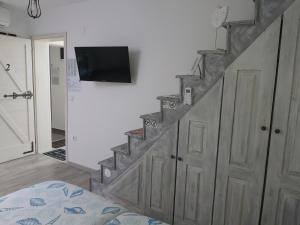 TV a/nebo společenská místnost v ubytování Studio apartman GRIZZLY