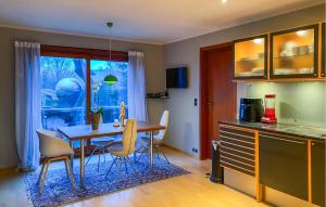 Η κουζίνα ή μικρή κουζίνα στο Pet Friendly Home In Ålesund