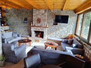 Posezení v ubytování Miaritis rooms