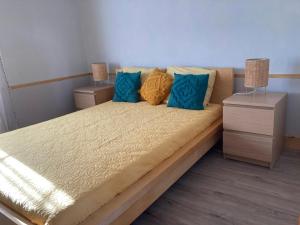 Postel nebo postele na pokoji v ubytování A Casa Amarela Guesthouse