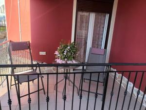 Balkón nebo terasa v ubytování Lina's House Sivota