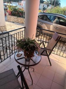 Balkón nebo terasa v ubytování Lina's House Sivota