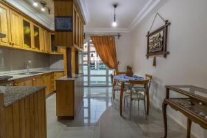 Kuchyň nebo kuchyňský kout v ubytování Blue Sky Apartments-Ulcinj, Montenegro
