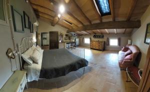 Posezení v ubytování B&B Podere Merlo